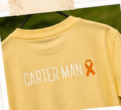 Carter Man shirt on a hanger
